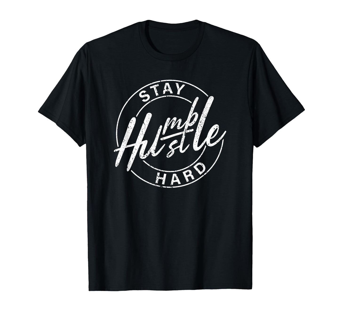 Humble Hustle Odometer Style Graphic Design T-Shirt