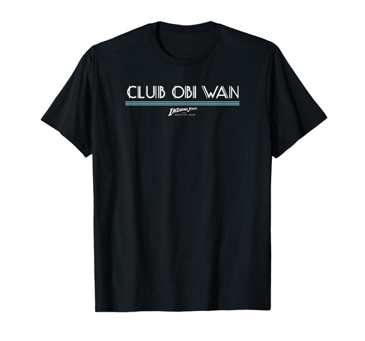 Indiana Jones and The Temple of Doom Club OBI Wan Logo T-Shirt