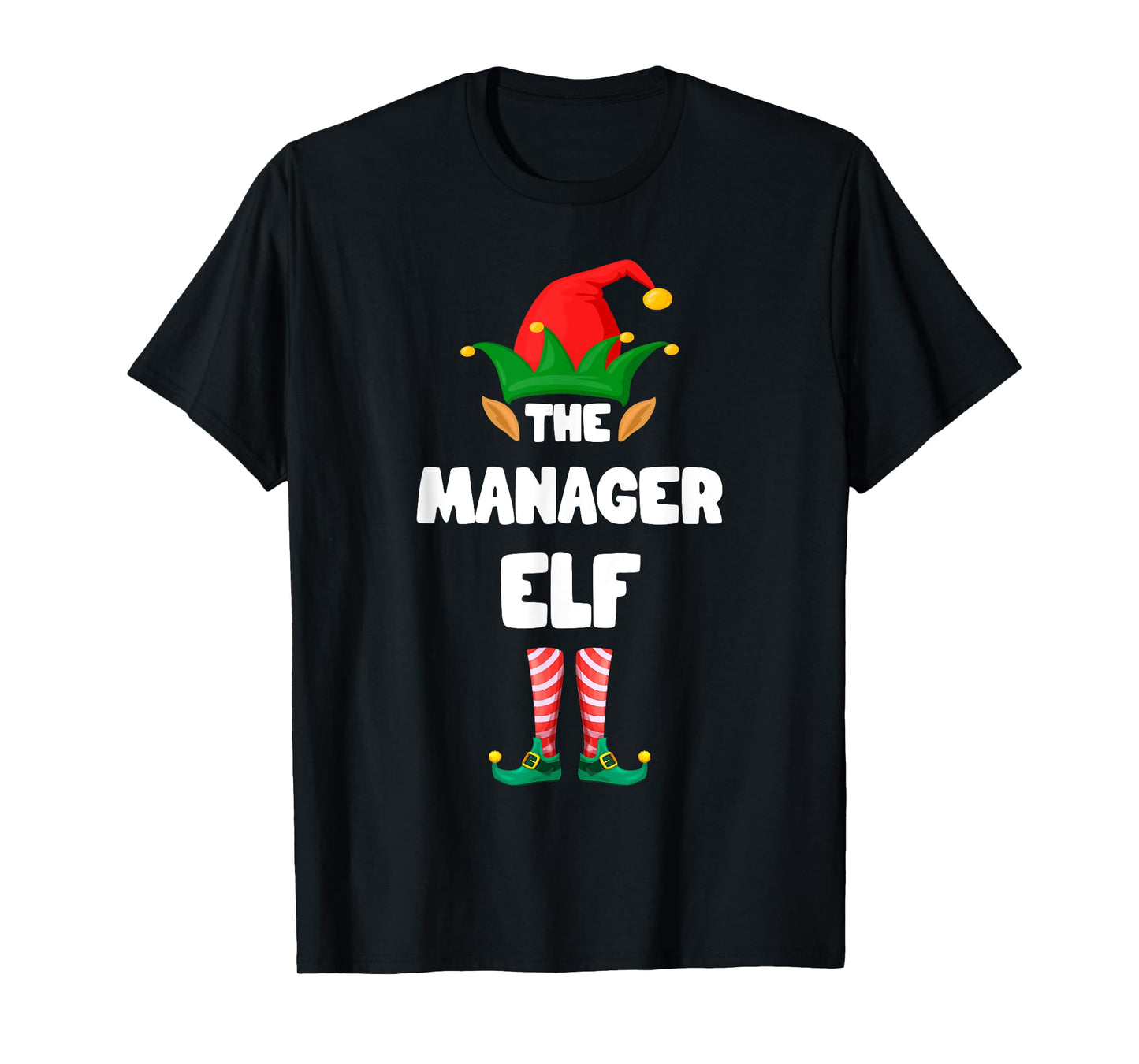 The Manager Elf Squad Family Matching Christmas Xmas T-Shirt
