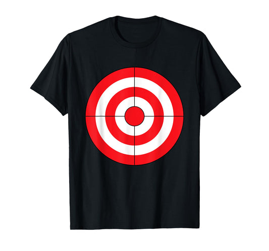 Bulls-Eye Target Lazy DIY Halloween Costume Darts Shooting T-Shirt