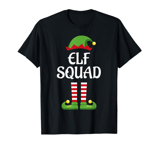 Elf Squad Family Matching Group Christmas T-Shirt