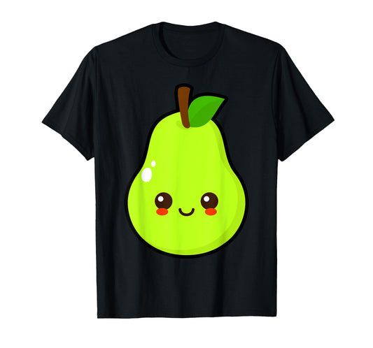 Cute Pear Fruit Kawaii Costume for Kids and Toddlers T-Shirt