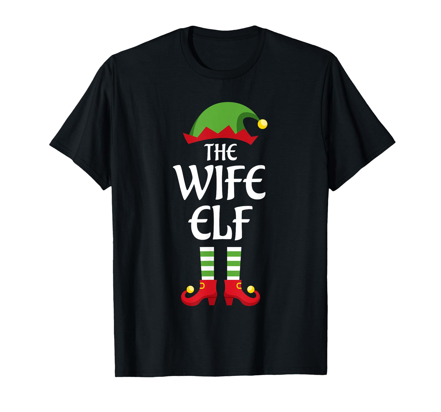 Wife Elf Family Matching Group Christmas T-Shirt