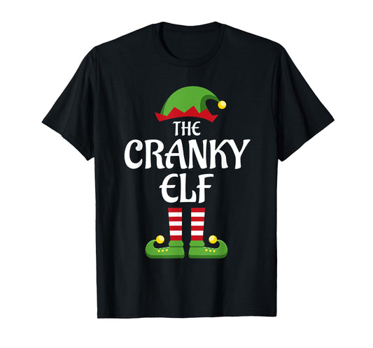 Cranky Elf Family Matching Group Christmas T-Shirt
