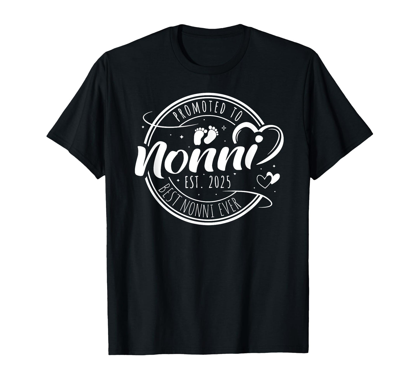 Promoted To Nonni Est 2025 Soon To Be Nonni Mother's Day T-Shirt