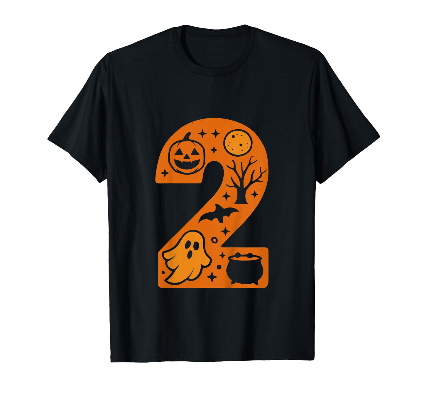 2nd Birthday Spooky Halloween 2 Year Old T-Shirt