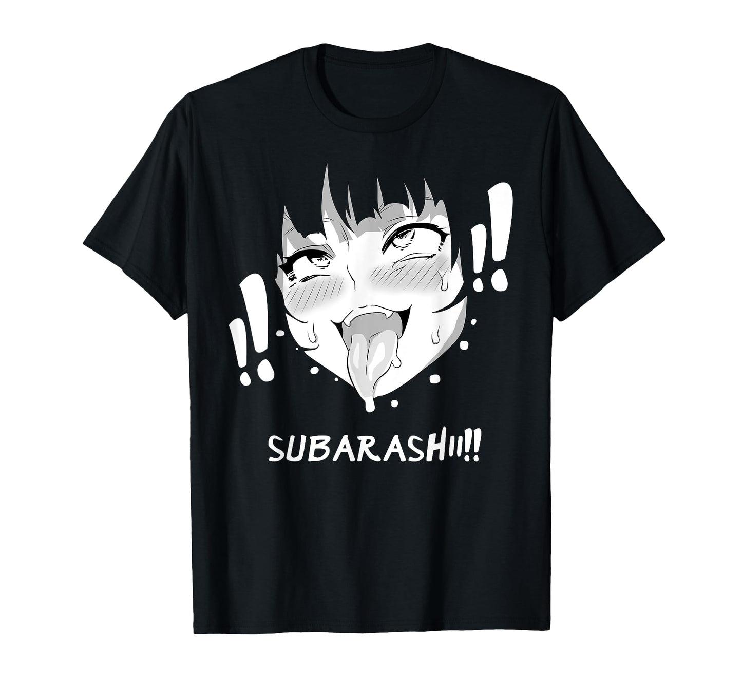 Ahegao Face Shirt Anime Manga Hentai Girl Subarashii Apparel
