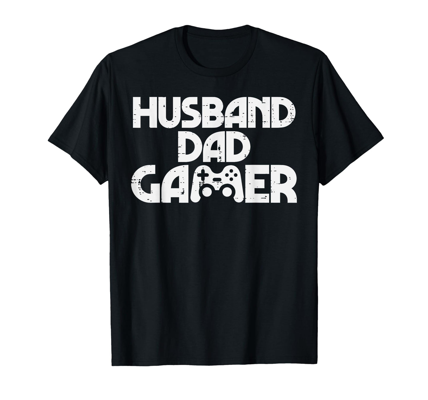 Husband Dad Gamer Cool Gaming Video Game Lover Men Father T-Shirt