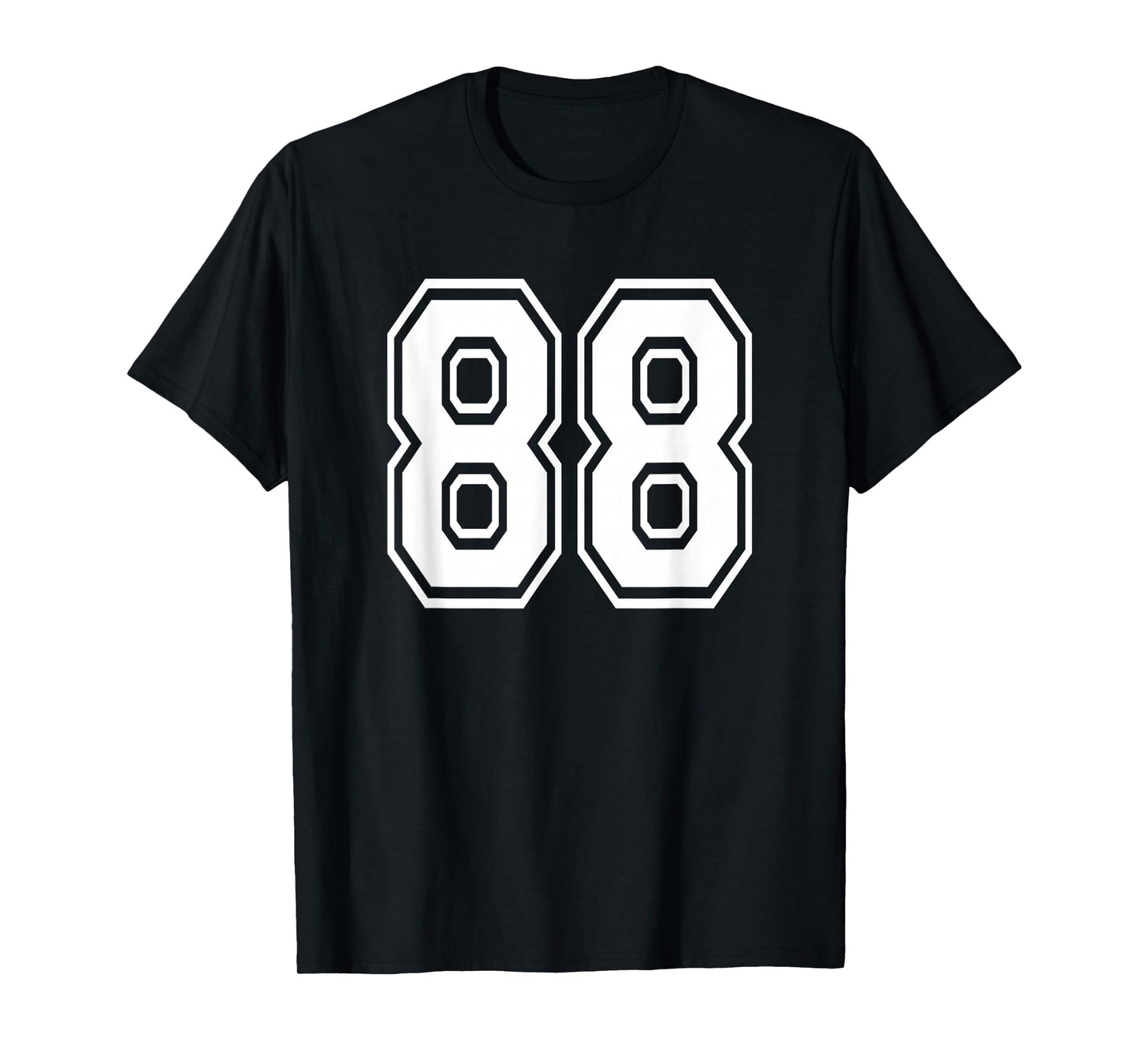 Number 88 Numbered Uniform Sports Jersey Team 88th Birthday T-Shirt