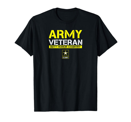 US Army Veteran Duty Honor Land T-Shirt