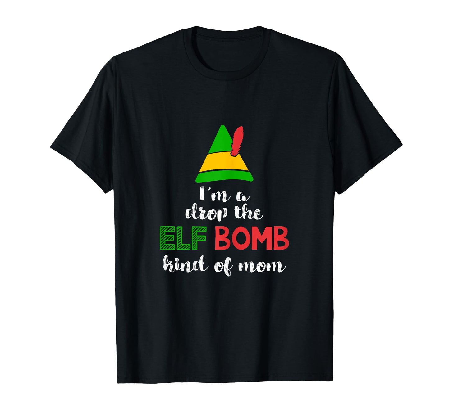 Cussing Christmas Tshirt Funny Elf Bomb For Moms Shirt