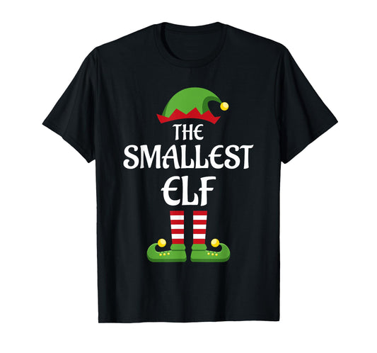 Smallest Elf Family Matching Group Christmas T-Shirt