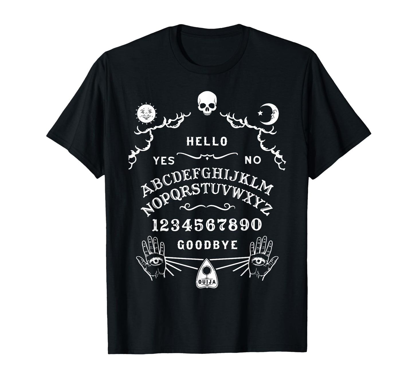 Ouija Occult Horror Witchcraft Wicca Satanic Ouija Board T-Shirt