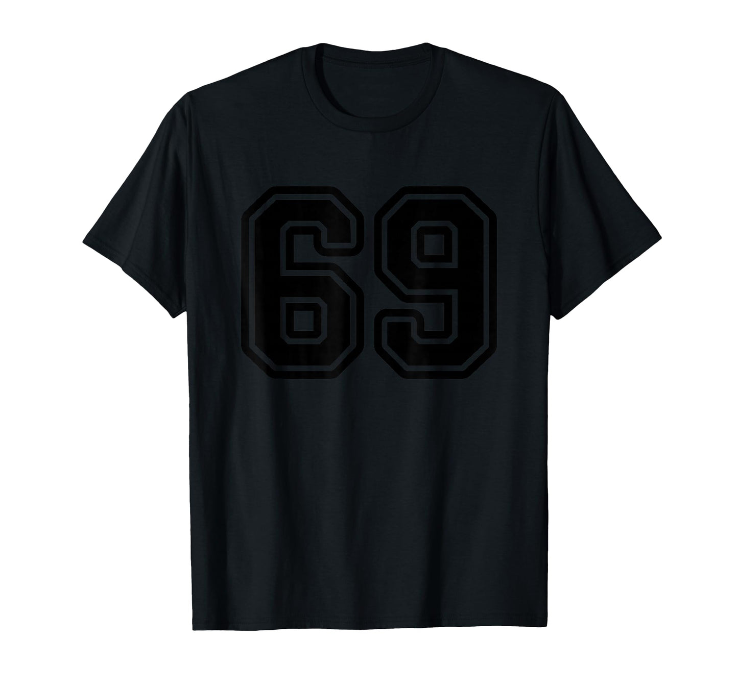 Number #69 Sport Black Number 69 T-Shirt