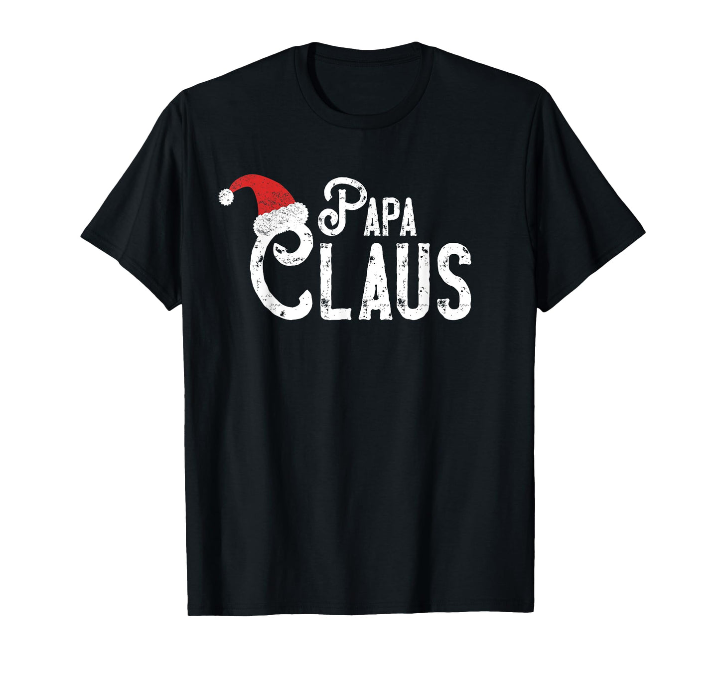 Papa Claus Tshirt - Matching Family Christmas Shirt T-Shirt