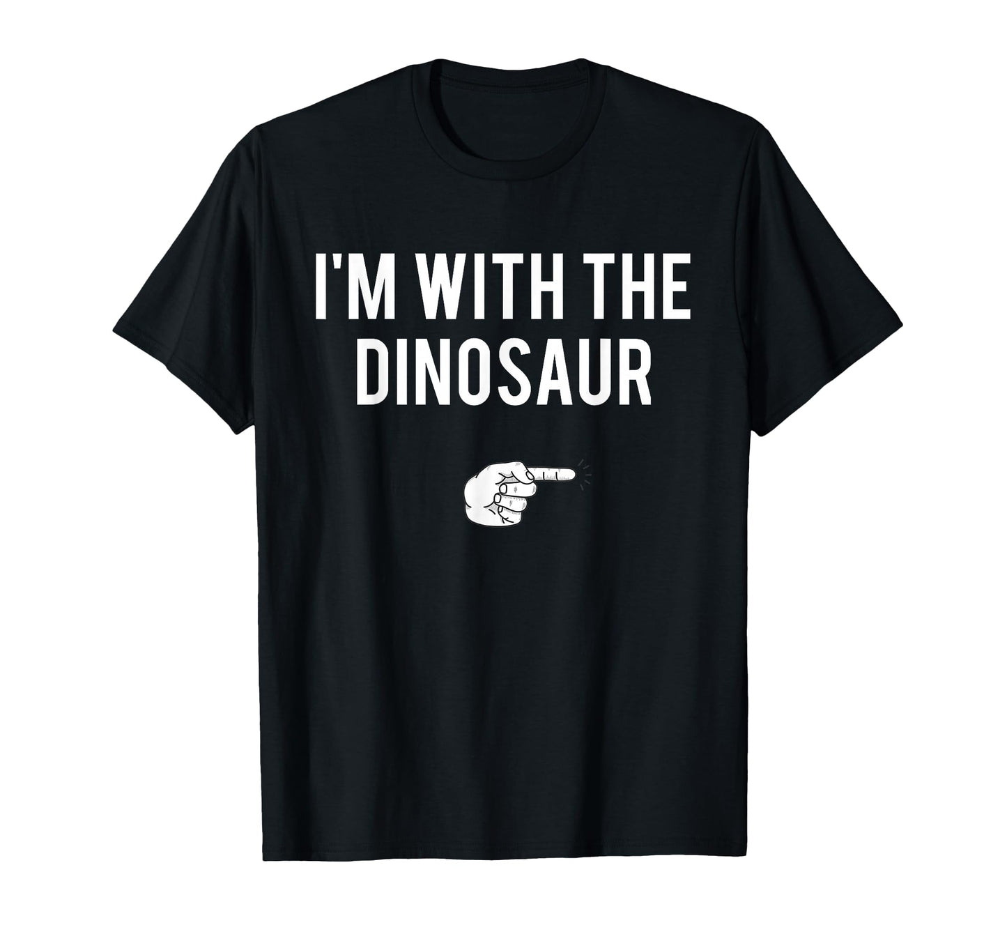 I'm With Dinosaur Halloween Costume Party Matching Dinosaur T-Shirt