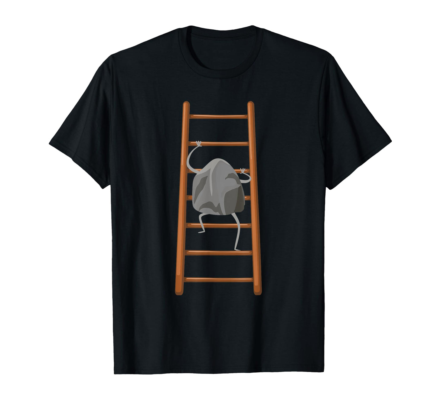 Funny Rock Climbing A Ladder Shirt for Men Women or Kids T-Shirt