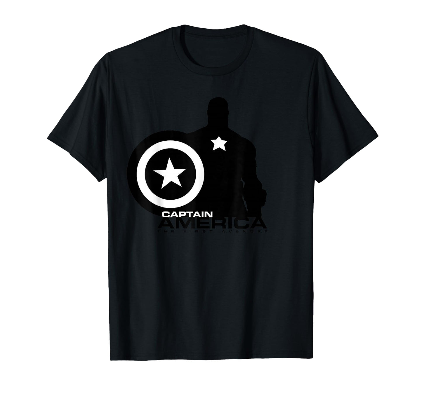 Marvel Avengers Classic Captain America Avengers Silhouette T-Shirt