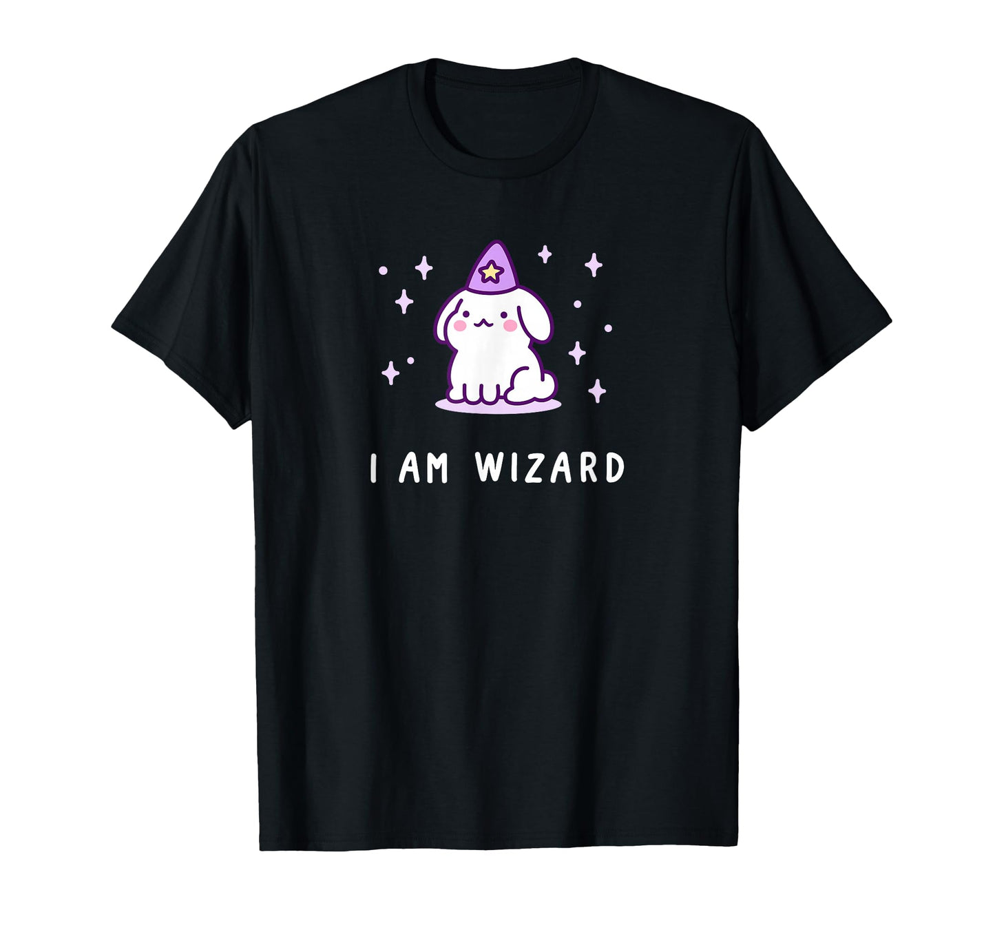 Cute Kawaii Bunny Wizard, I Am Wizard T-Shirt