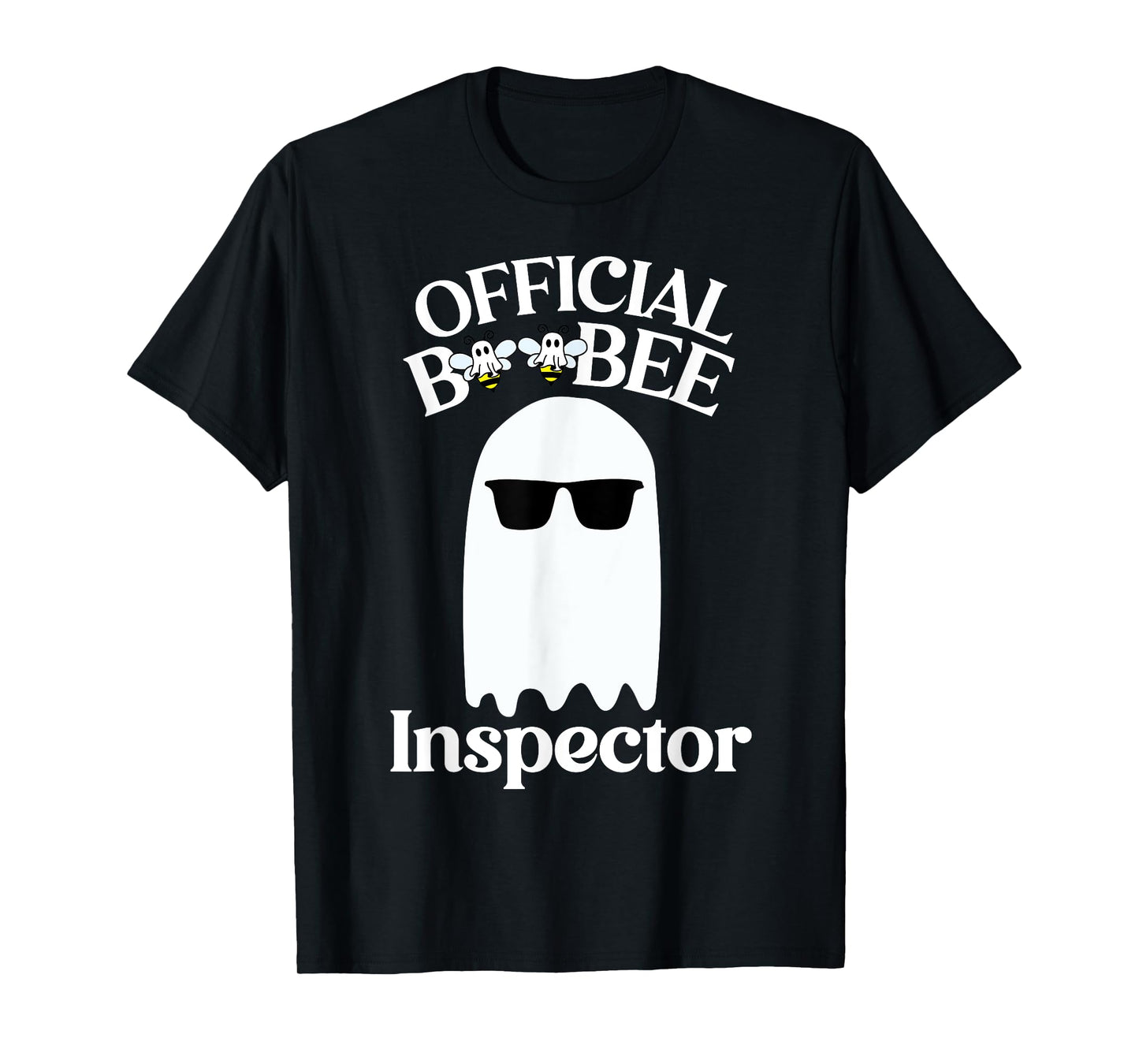 Boo-Bee Inspector Lazy DIY Halloween Costume Funny Ghost T-Shirt