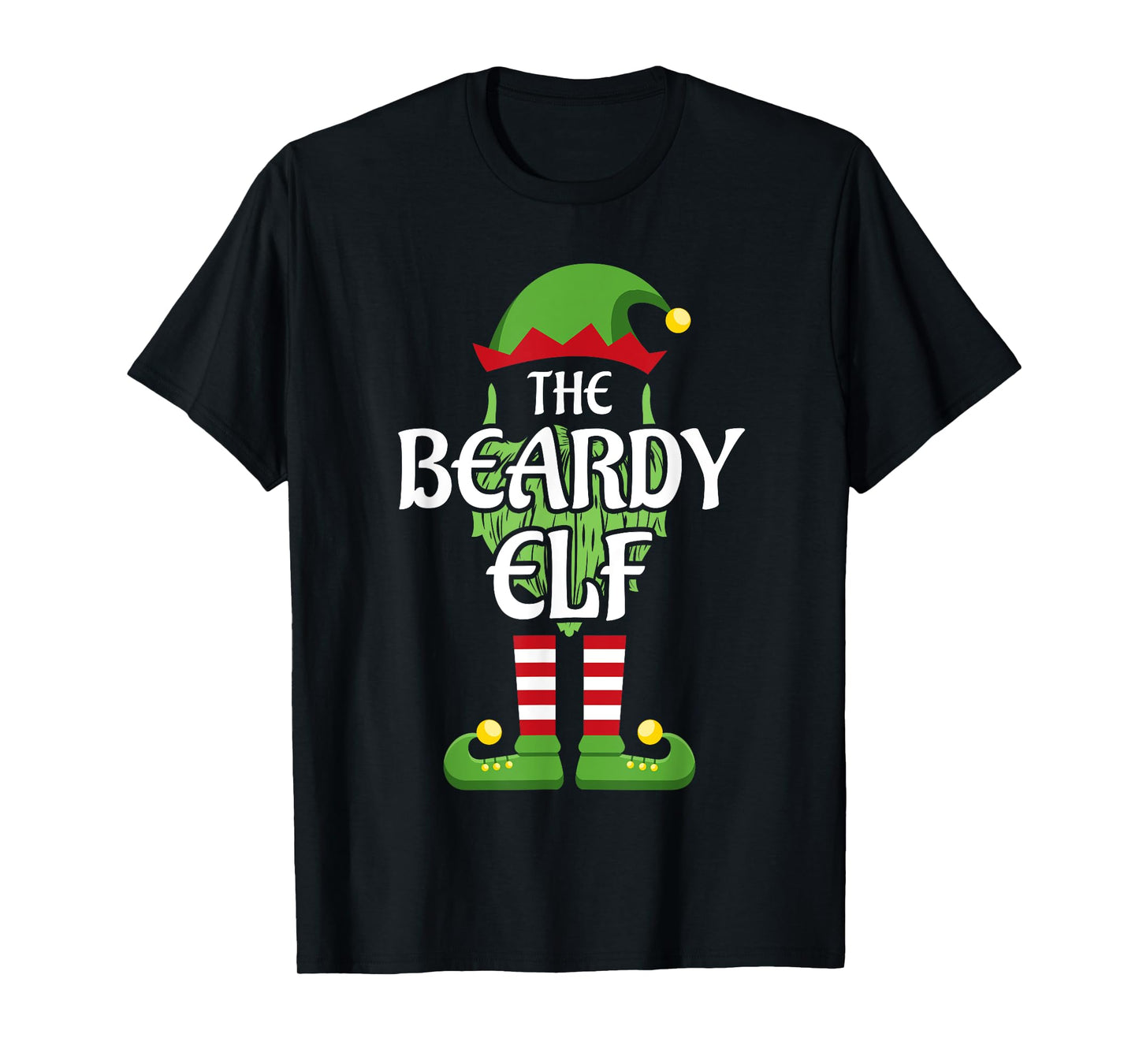 Beardy Elf Family Matching Group Christmas T-Shirt