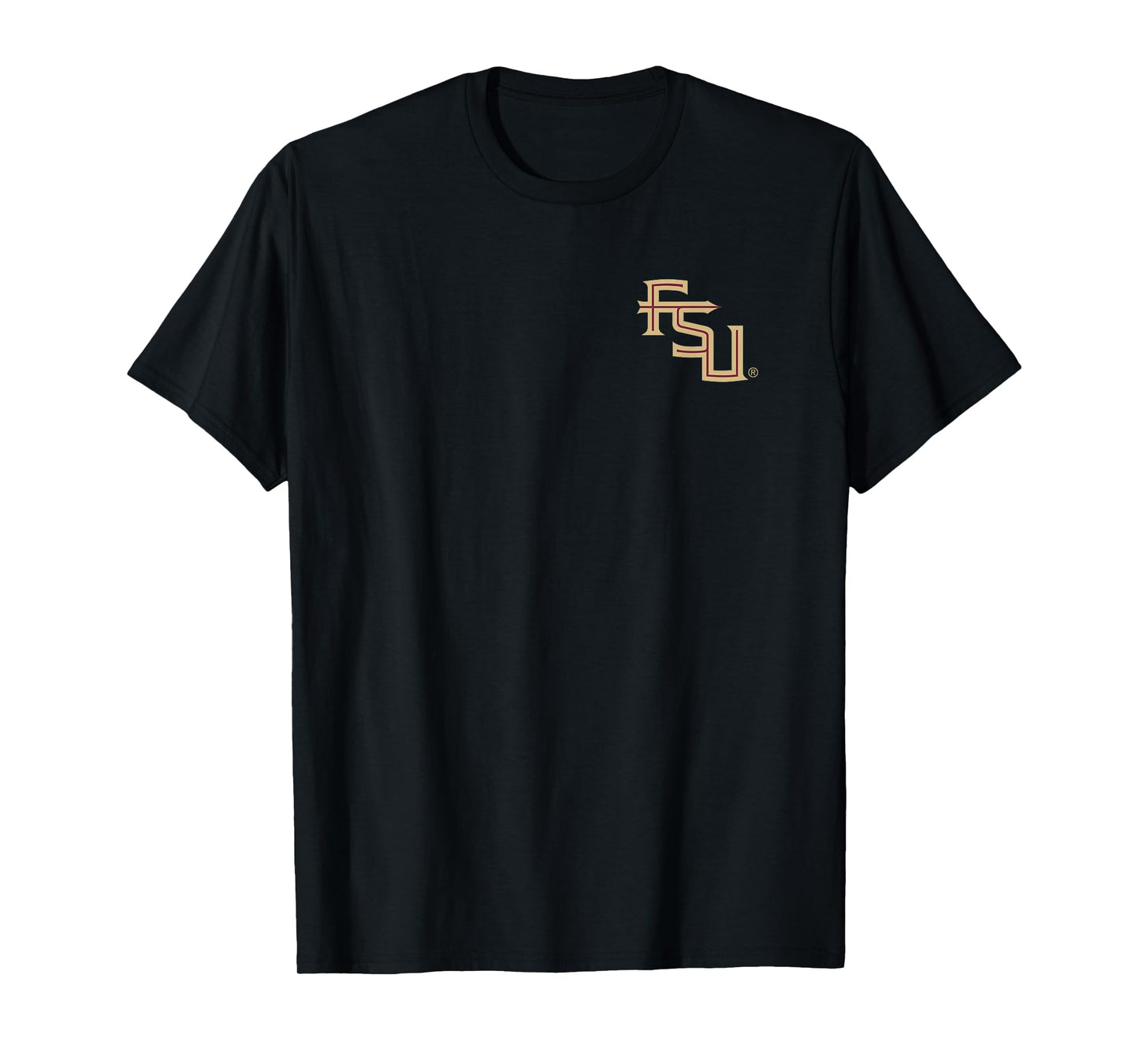 Florida State Seminoles Front/Back FSU Black T-Shirt
