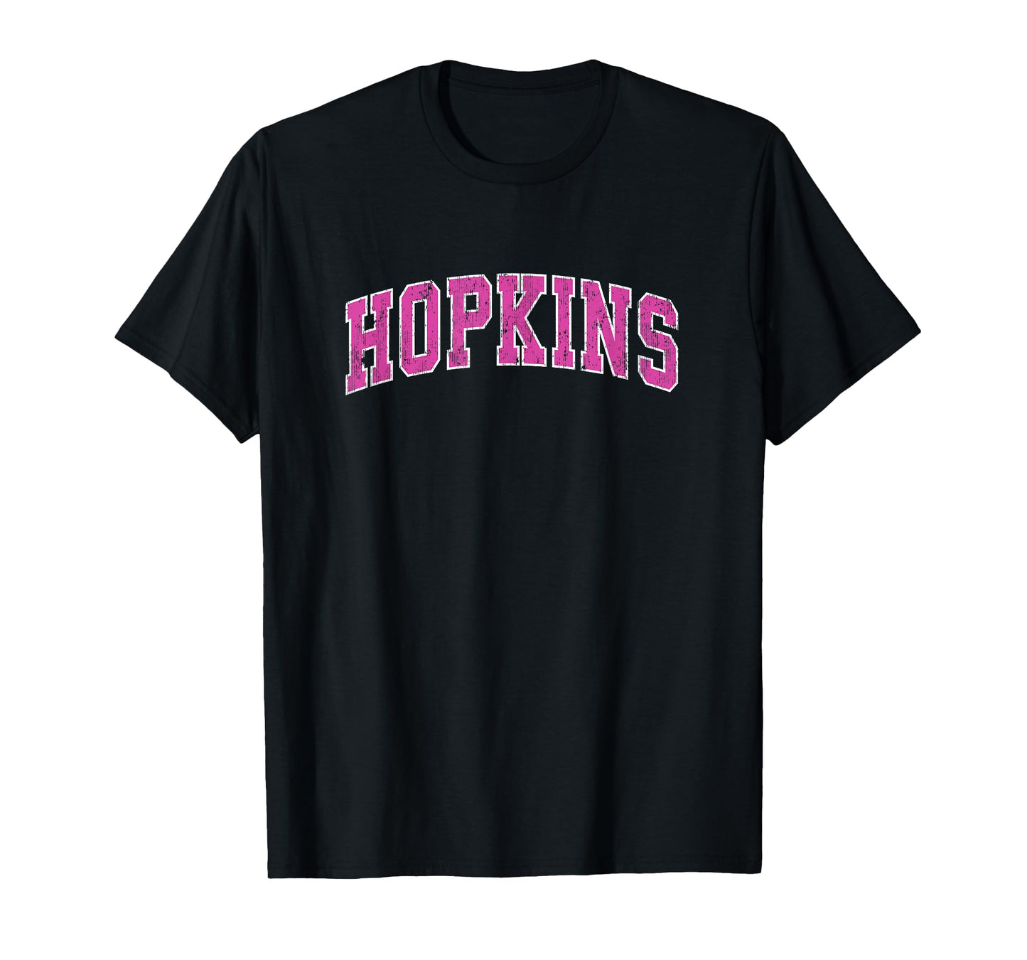 Hopkins Minnesota MN Vintage Sports Design Pink Design T-Shirt