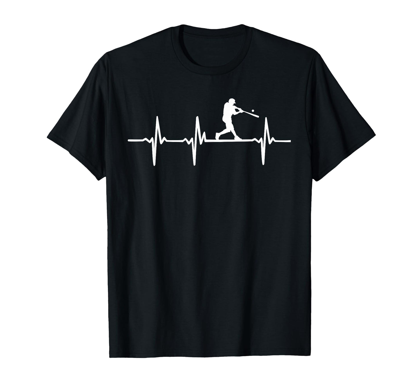 Baseball Heartbeat For Baseball Players And Fans T-Shirt