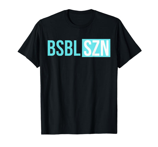 BSBL SZN Baseball Season Game Day Boys Girls Youth T-Shirt