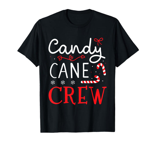 Christmas candy cane crew for family and cousin xmas T-Shirt