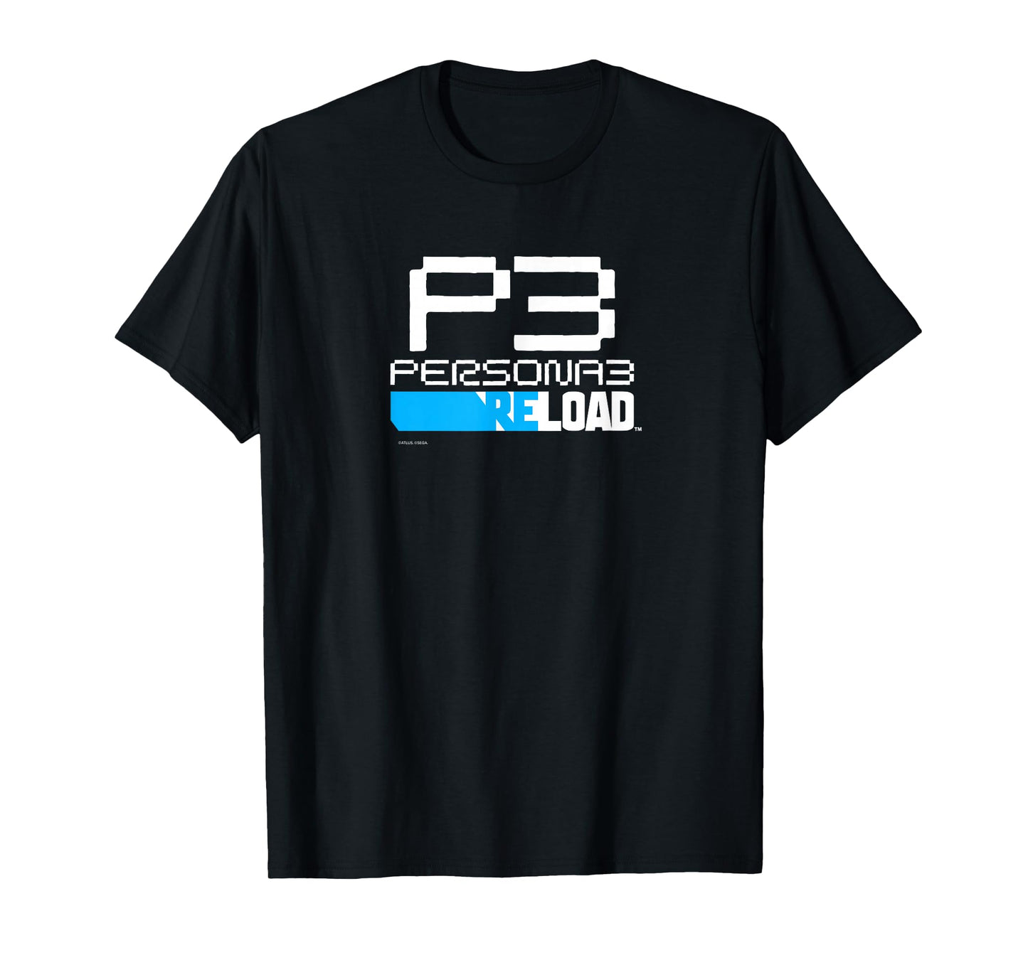 Persona 3 Reload Logo (White) ATLUS T-Shirt