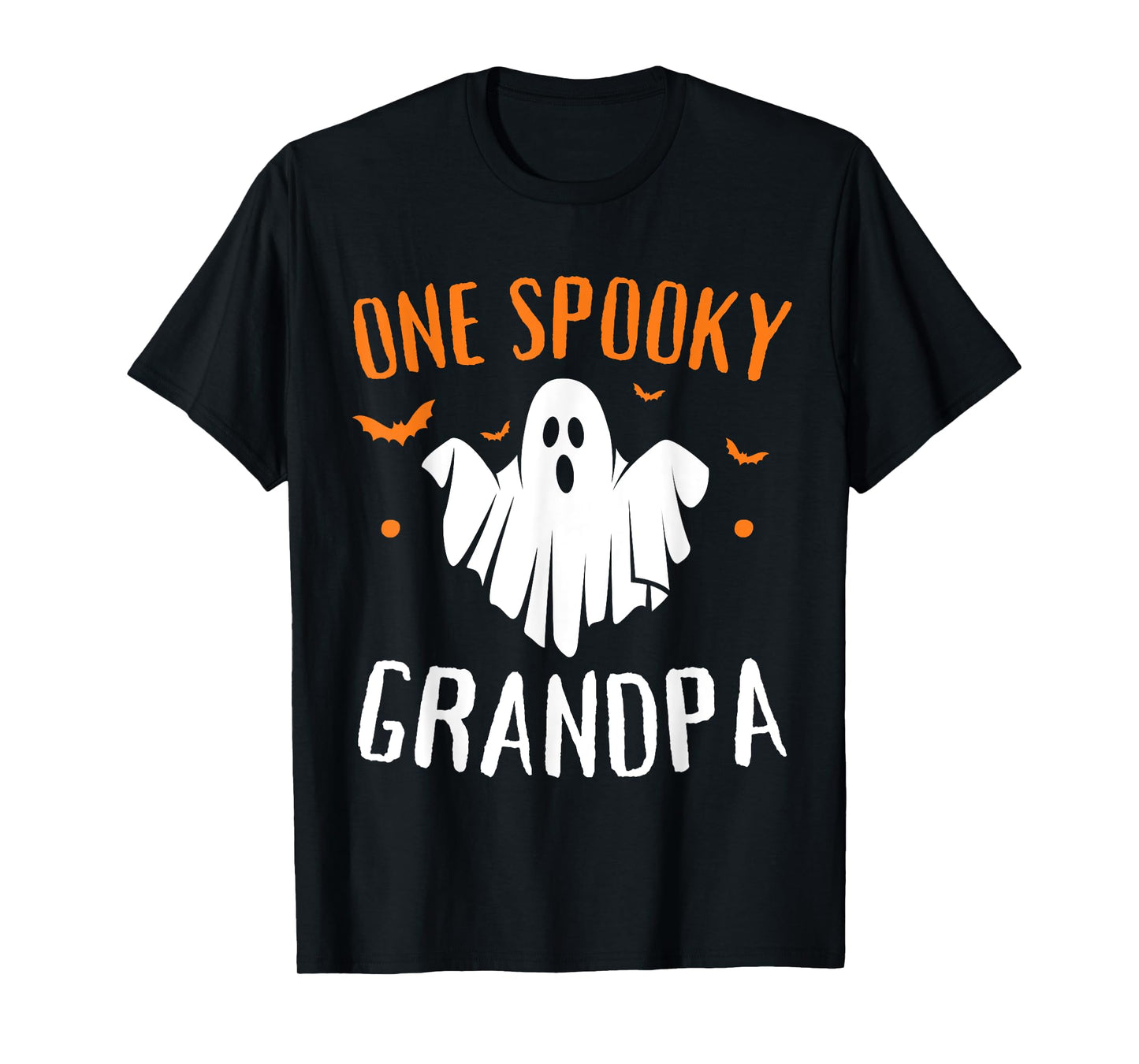 One Spooky Grandpa Shirt Funny Halloween Matching Family T-Shirt