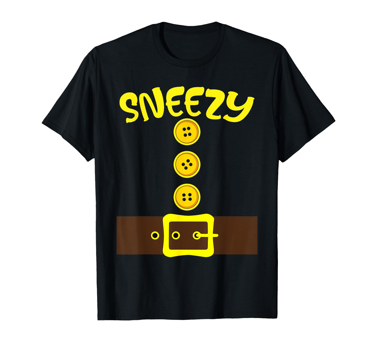Dwarf Easy Halloween Men Women Dwarf Group Costume Matching T-Shirt