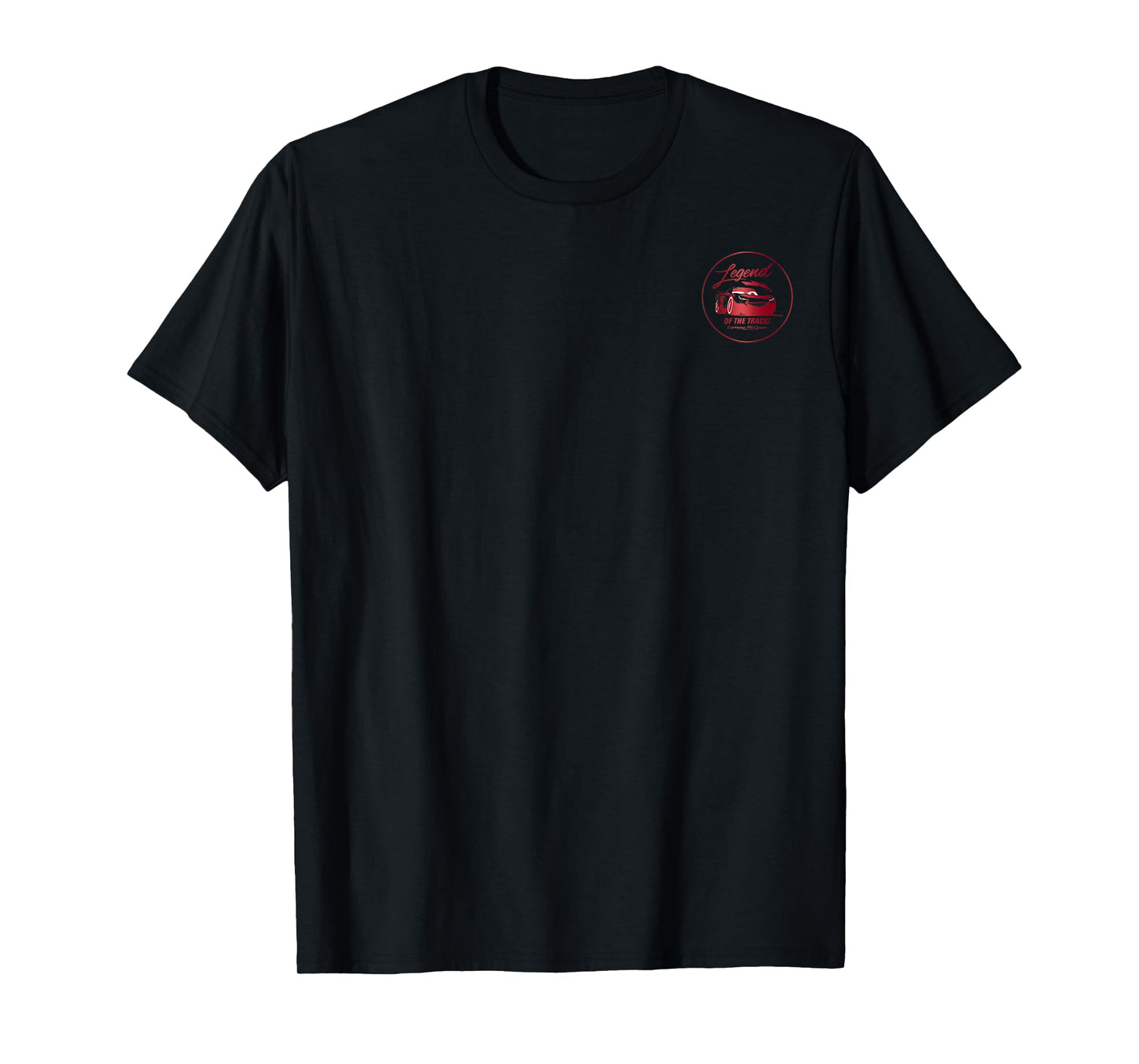 Disney Pixar Cars Legend of The Track Vintage Pocket Logo T-Shirt