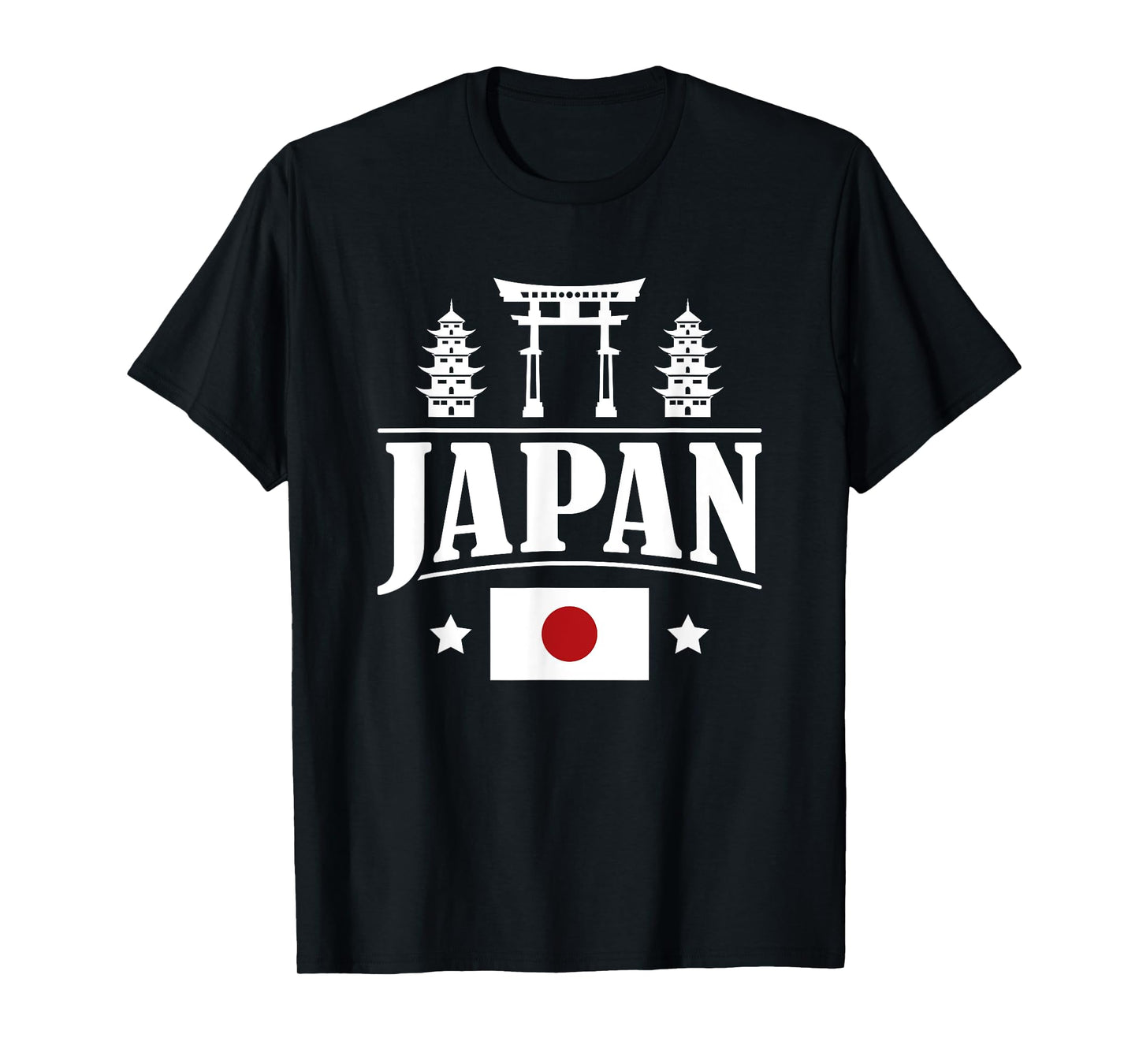 Anime Japan Flag Japanese Temple T-Shirt