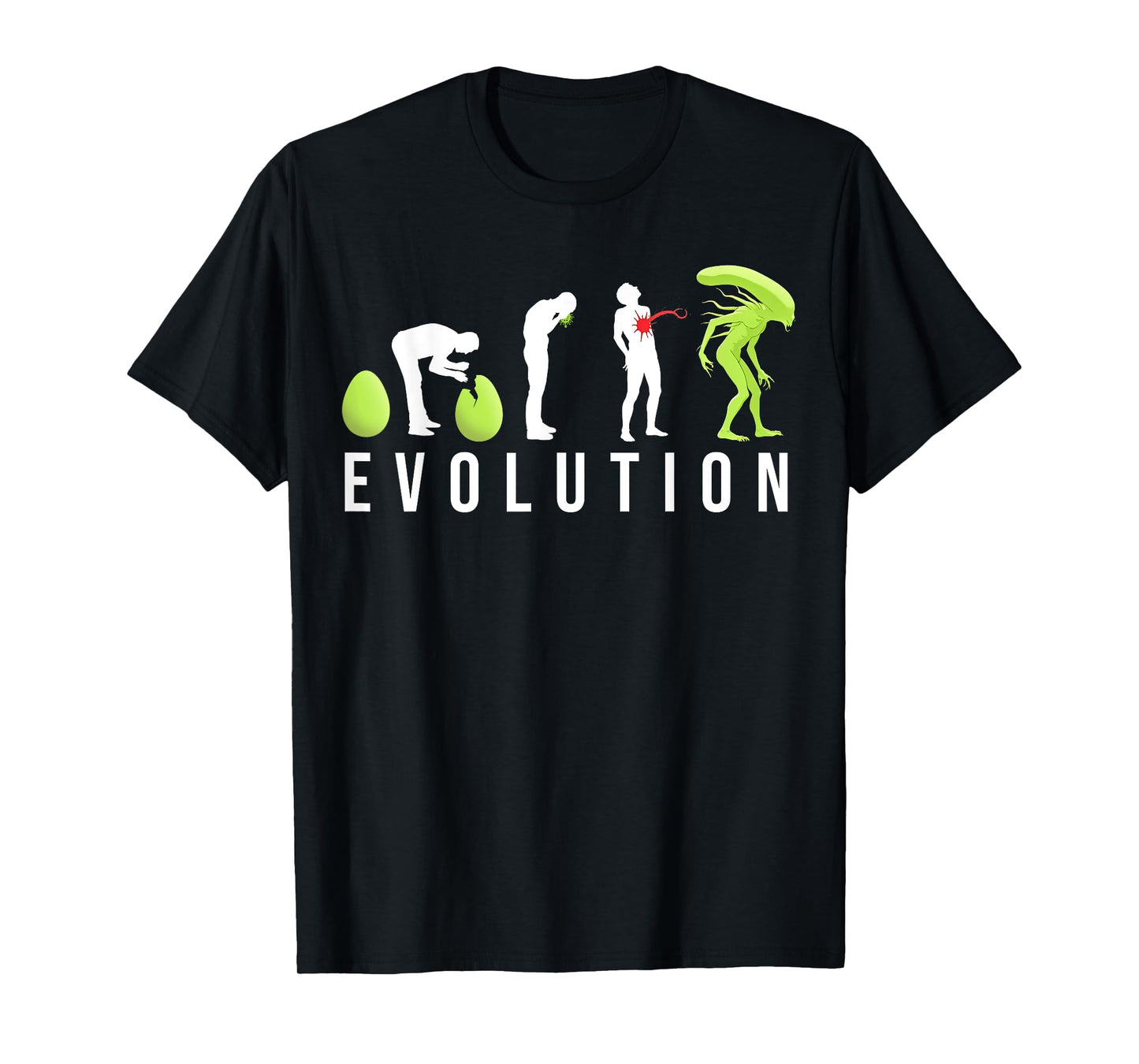 Evolution Of Man Alien T-Shirt
