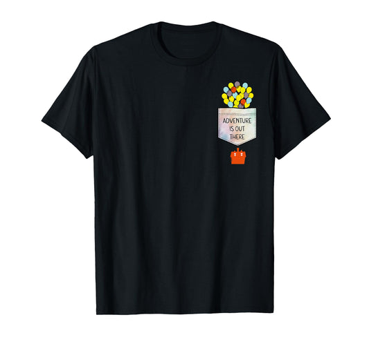 Disney Pixar Up Adventure is Out There Faux Pocket T-Shirt