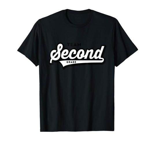 2nd Grade TEAM School Teacher Second Baseball-Style Shirt T-Shirt