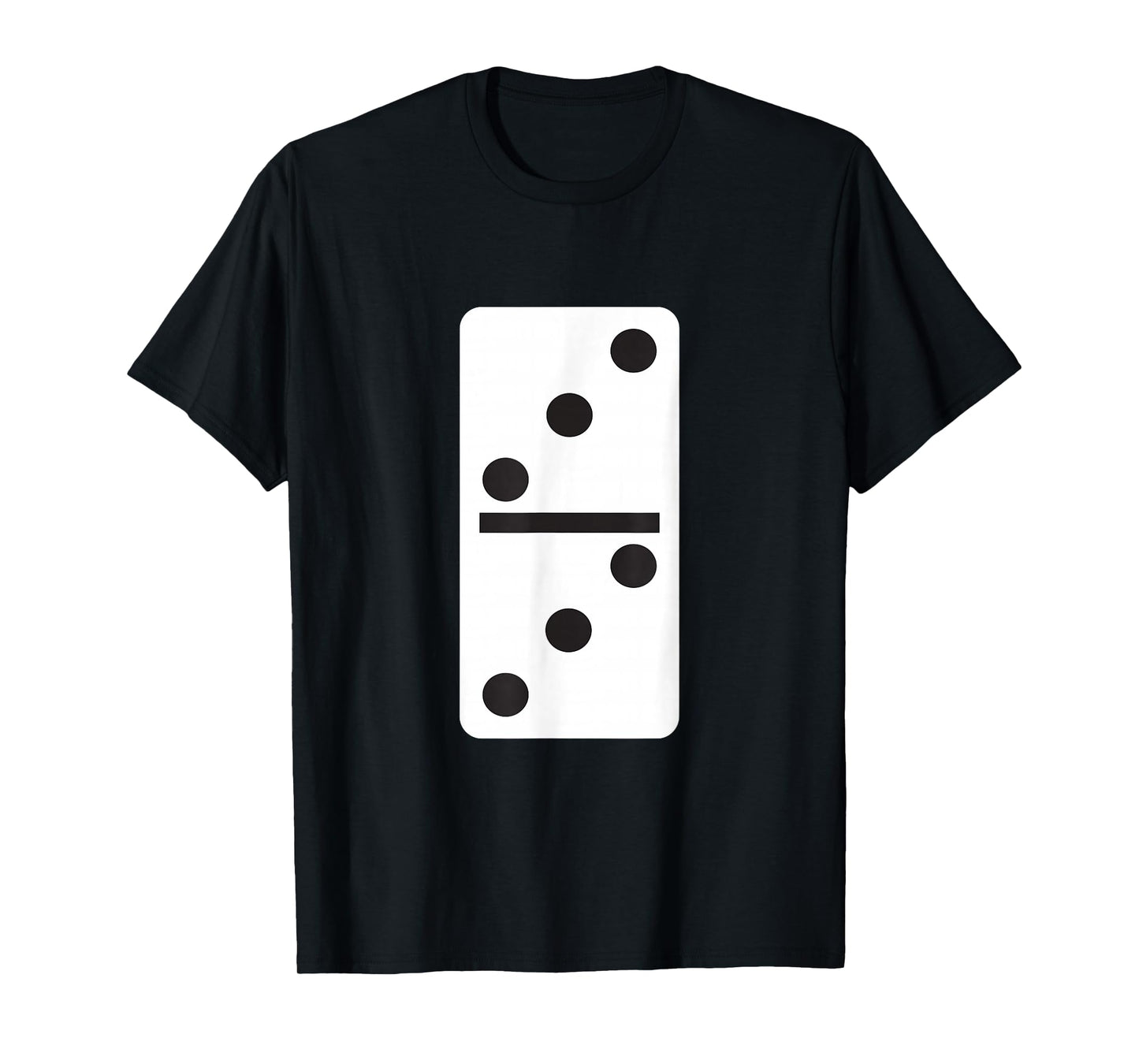Double Three Dominoes Halloween Costume Domino Game T-Shirt