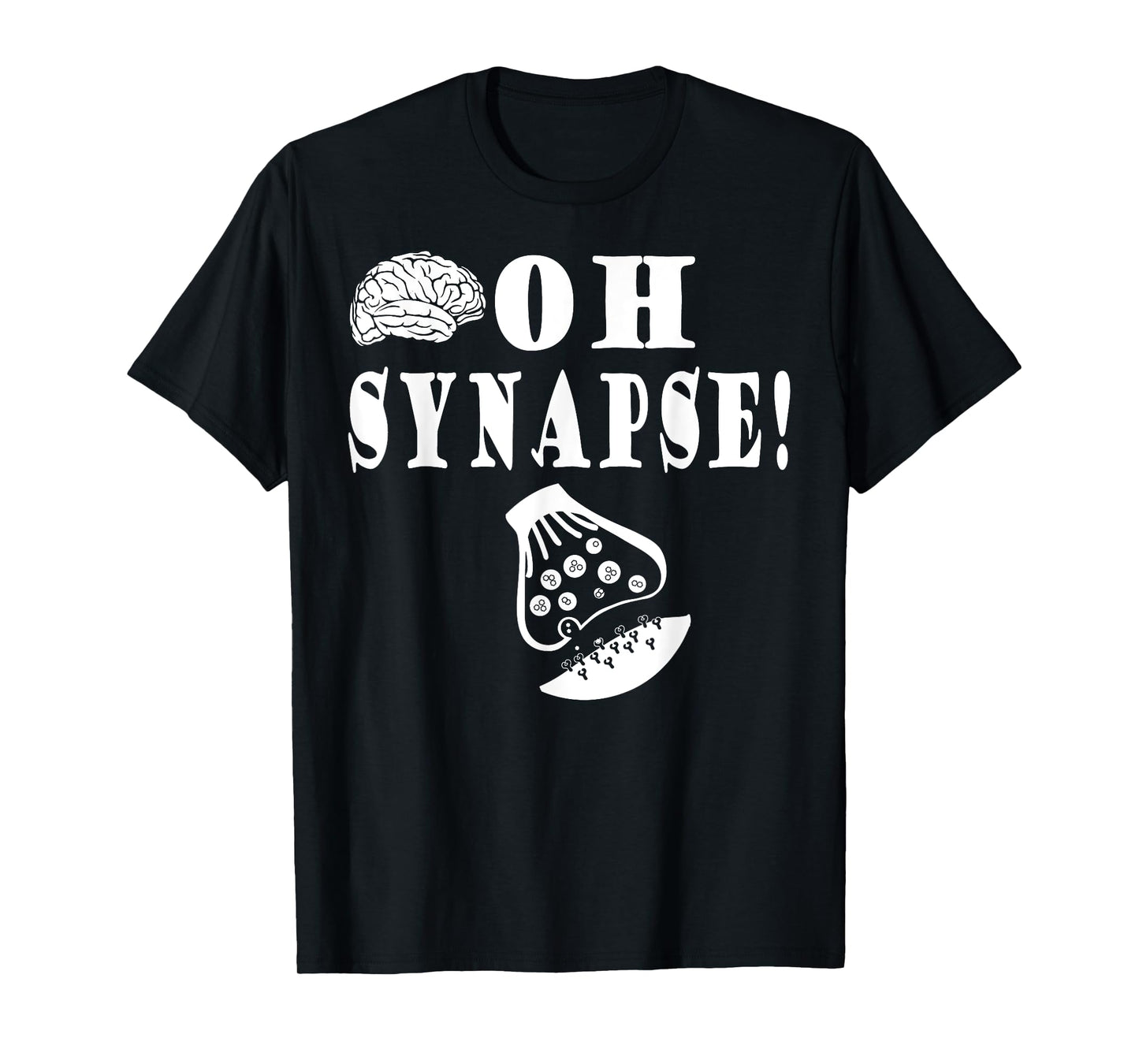 Funny Neuroscience Neurologist Oh Snap Pun T Shirt Brain T-Shirt