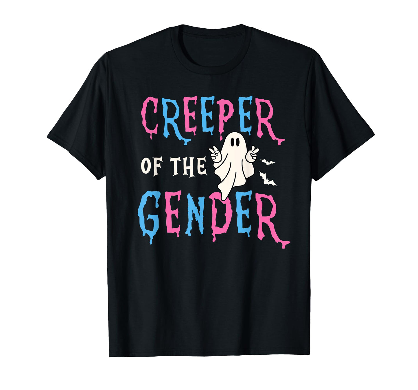 Keeper of Gender Halloween Funny Creeper Gender Reveal Party T-Shirt