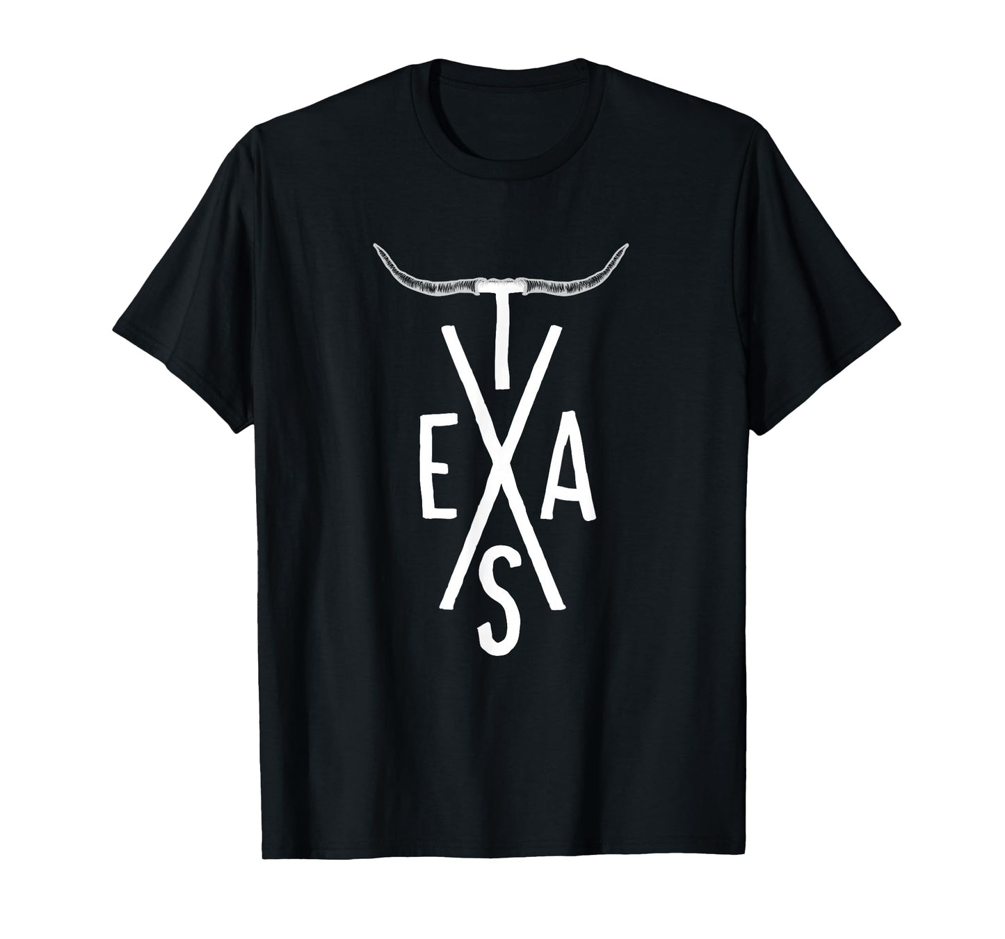 Cool Texas Souvenir Long Cow Horns USA Cowboy Traveler Gift T-Shirt