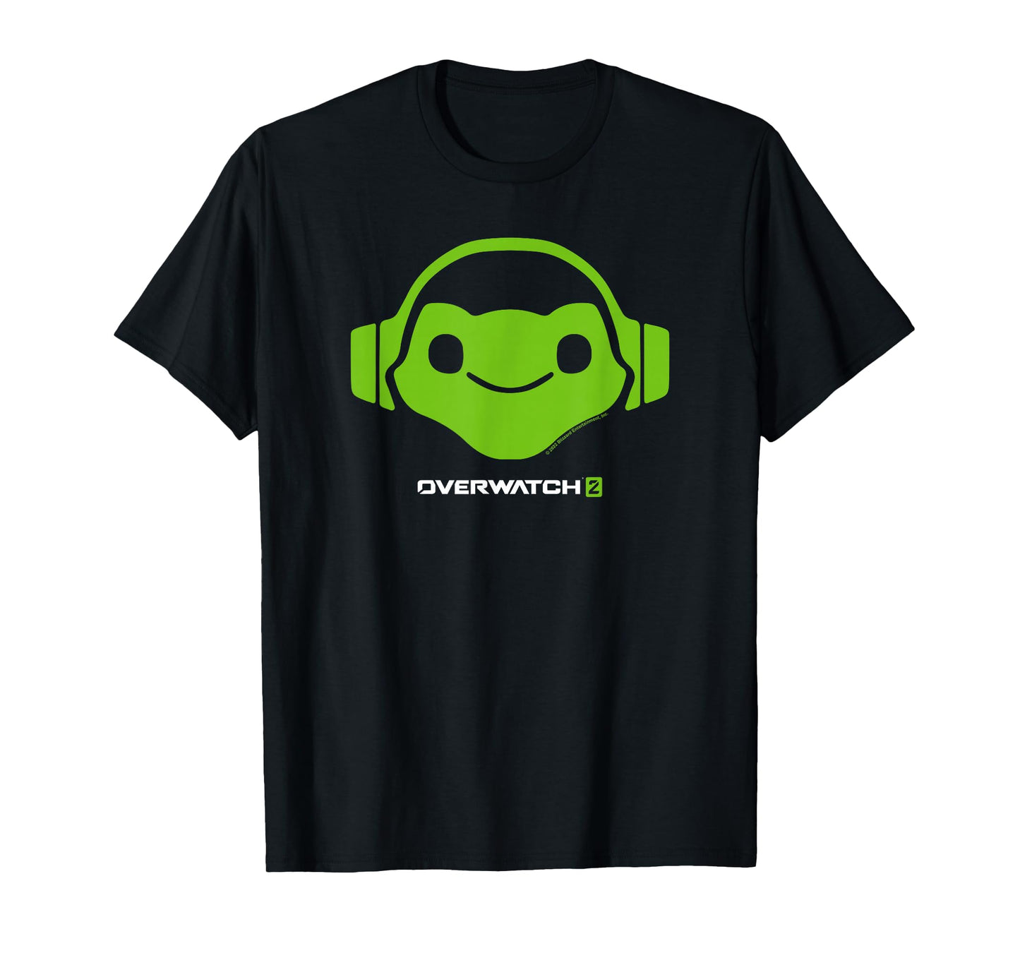 Overwatch 2 Lucio Center Green Icon Logo T-Shirt