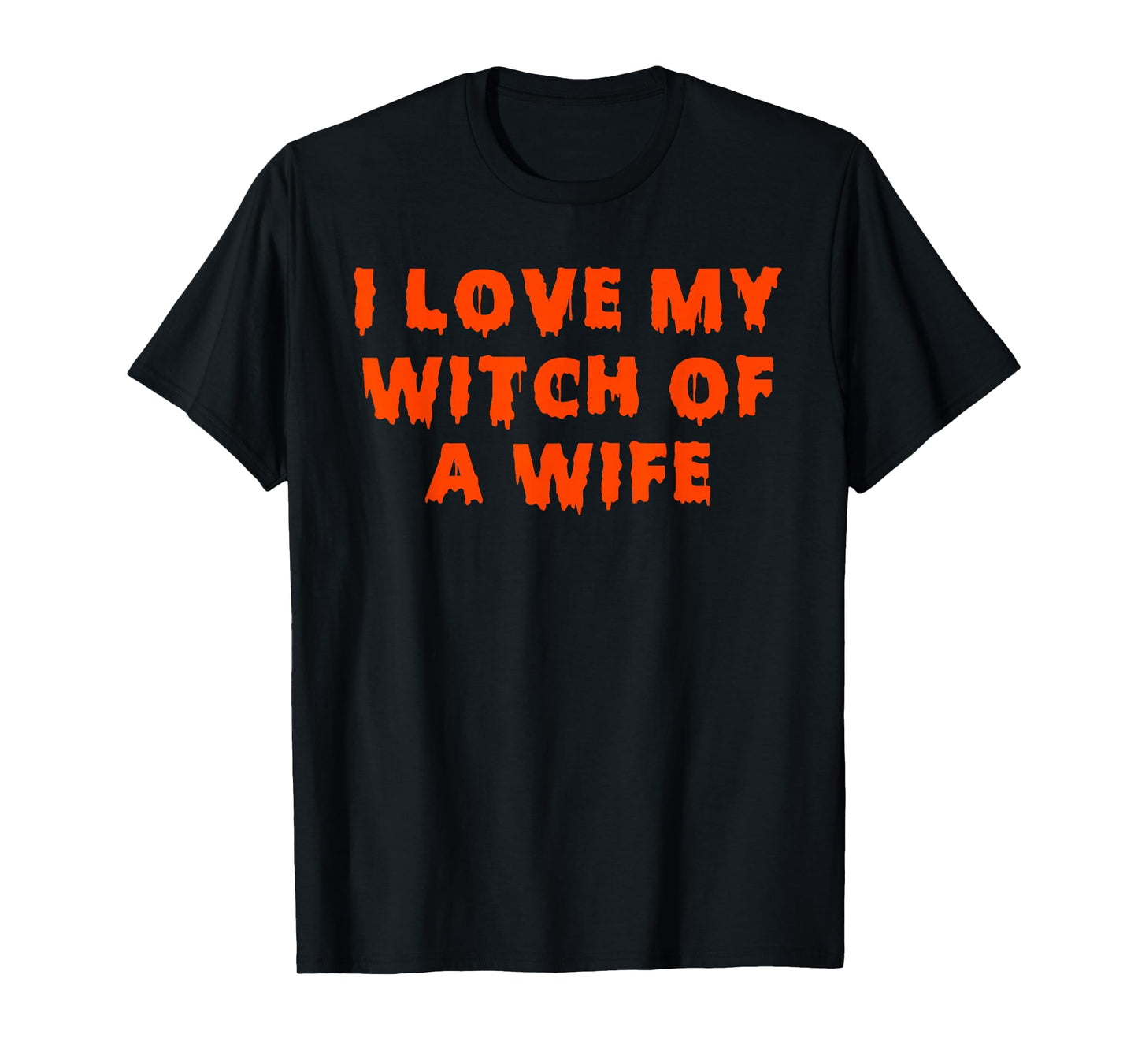 Halloween Couples Costumes | I Love My Witch of a Wife T-Shirt