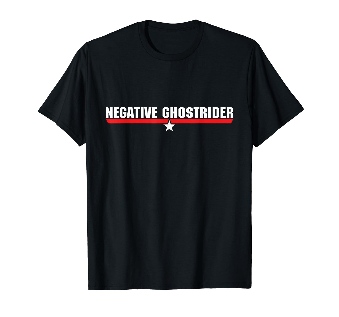 Negative Ghostrider 80's Movie Tee T-Shirt
