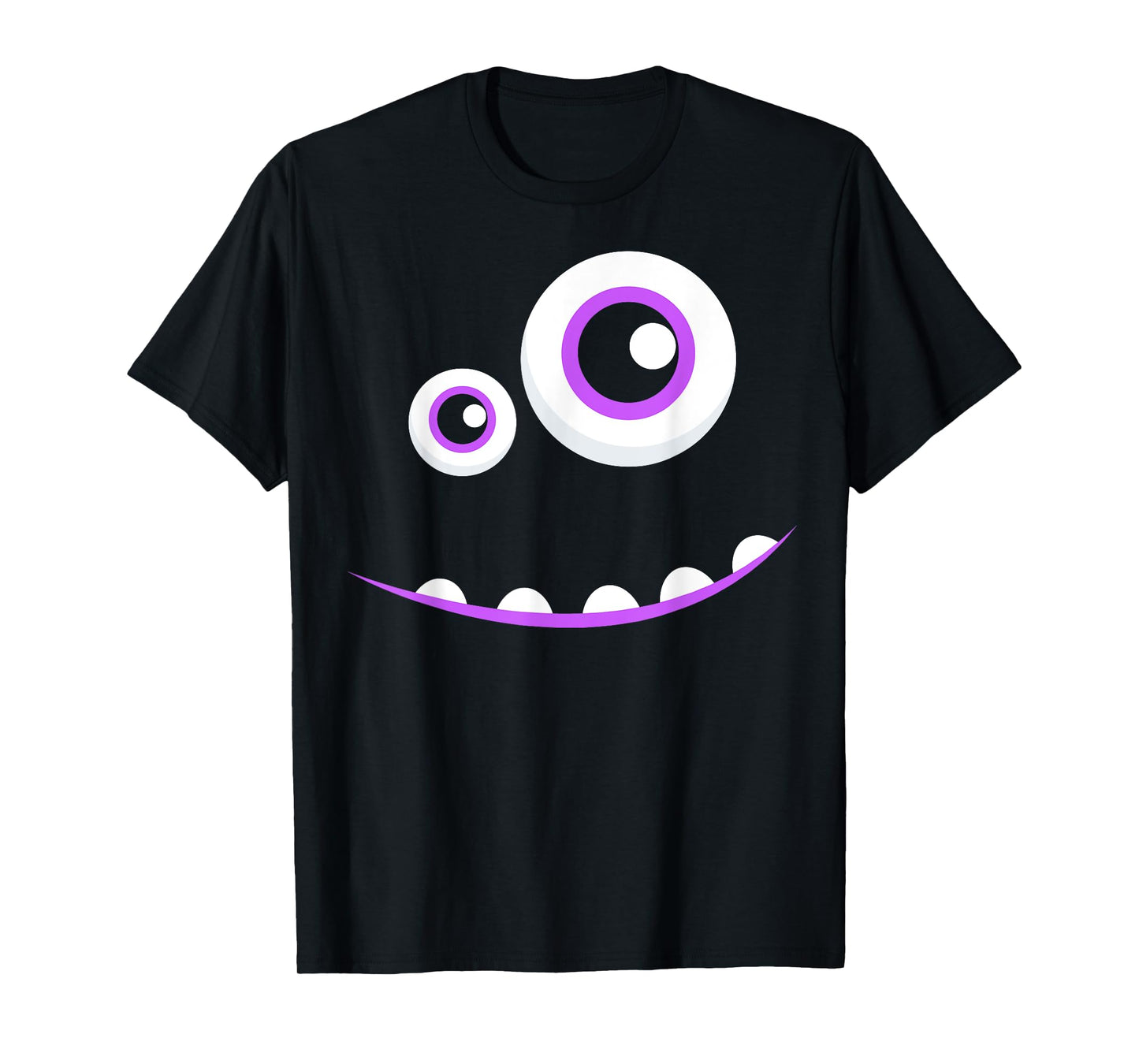 Cute Monster Face shirt Halloween Group Costume Gift T-Shirt