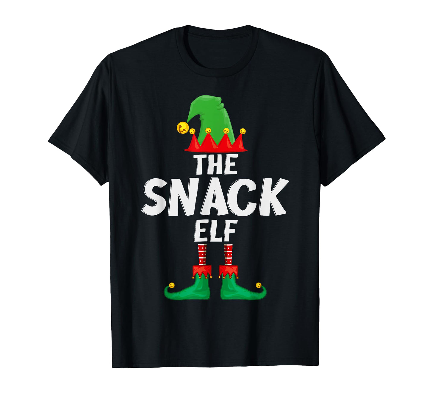 The Snack Elf Matching Family Christmas T-Shirt