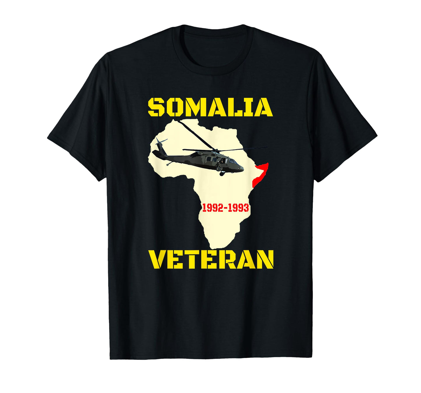 Mogadishu Somalia Veteran Operation Restore Hope War Veteran T-Shirt