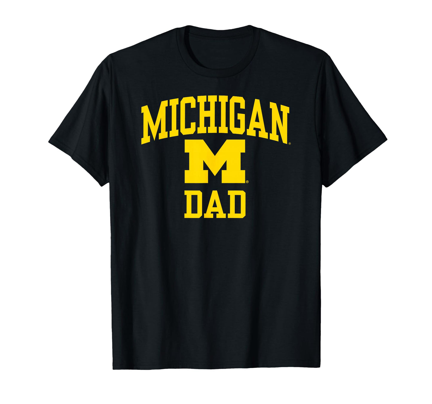 Michigan Wolverines Dad Icon Navy Officially Licensed T-Shirt