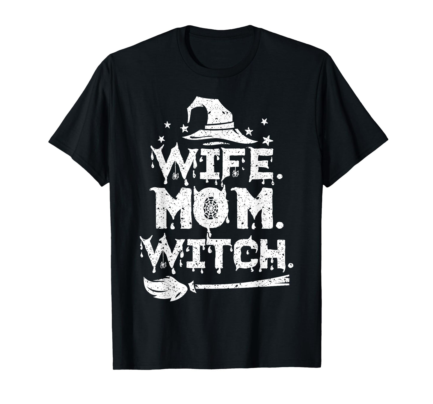 Wife Mom Witch Halloween Costume T-Shirt